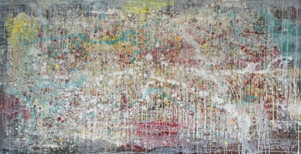 Large abstract painting, Summer Shower by Jody Hope Gibbons