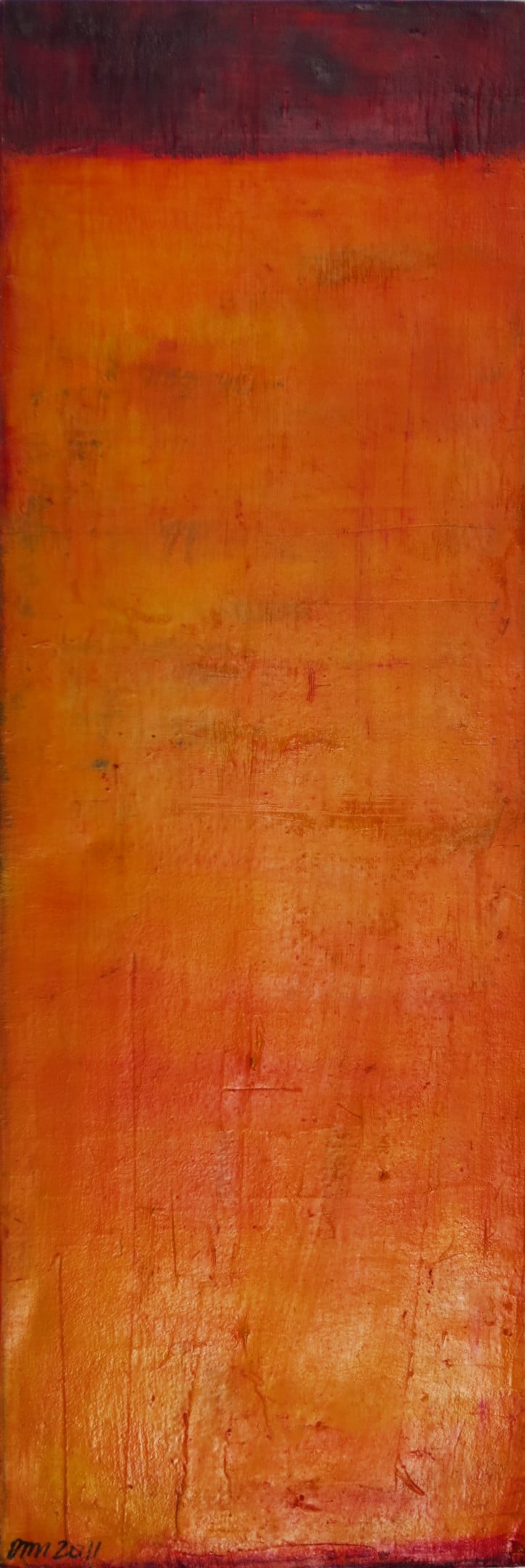 "Red Earth" by Donna North NZ Artist