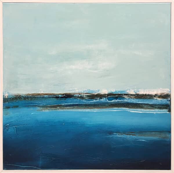Abstract landscape - View of the Waters Edge, by Adele Eagleson