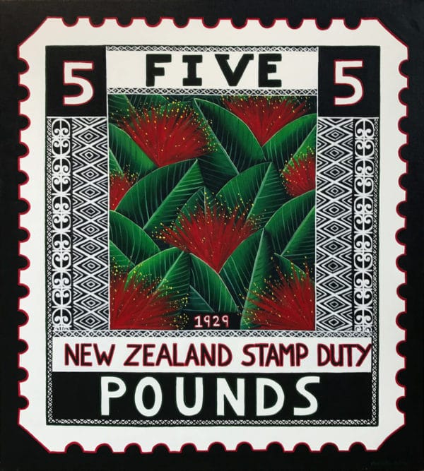 NZ Art Pohutukawa 1929 by Danielle Hulme