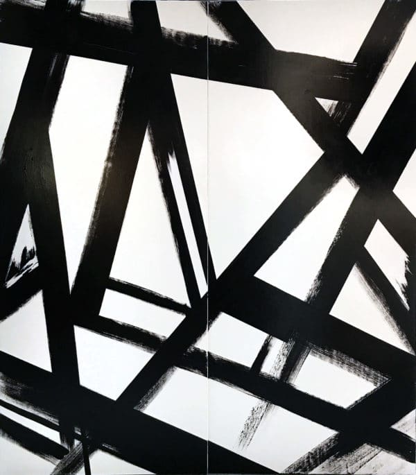 Black and White Art - Truss by Tina Ross - Mobile Art gallery