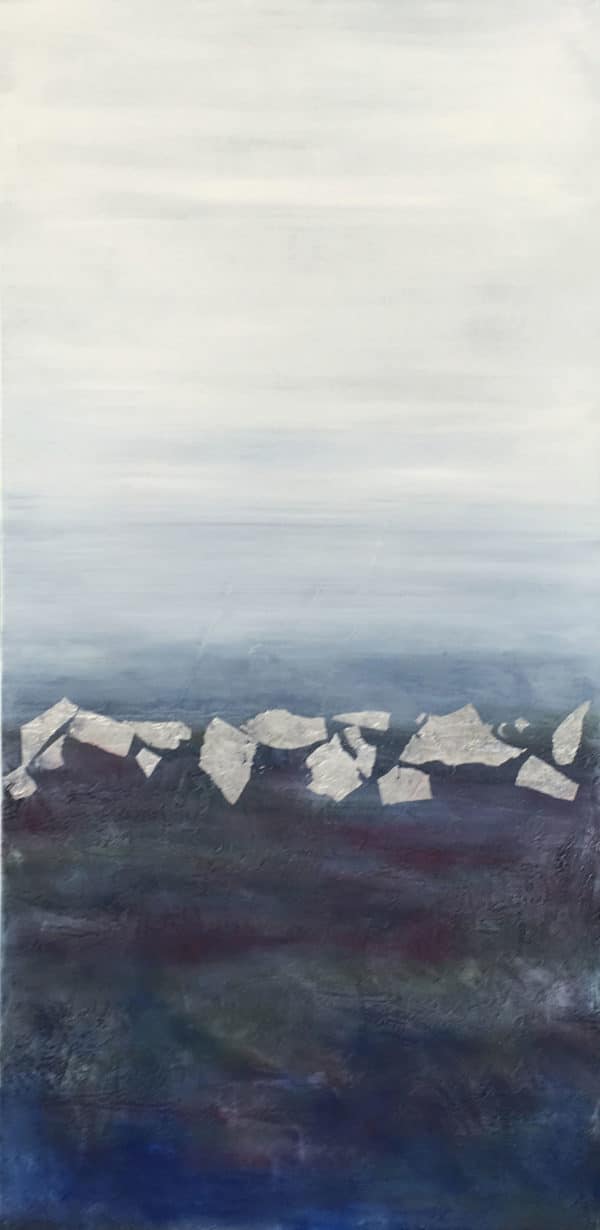 NZ Artists Blue Ice by Judy Wood
