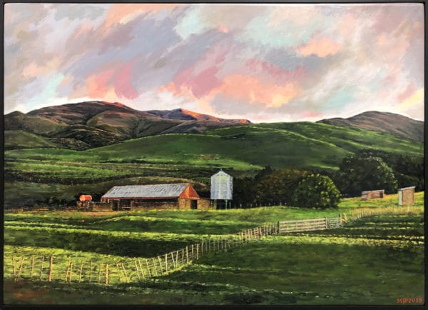 NZ Landscape - Milking Shed Ranfurly by Matt Palmer