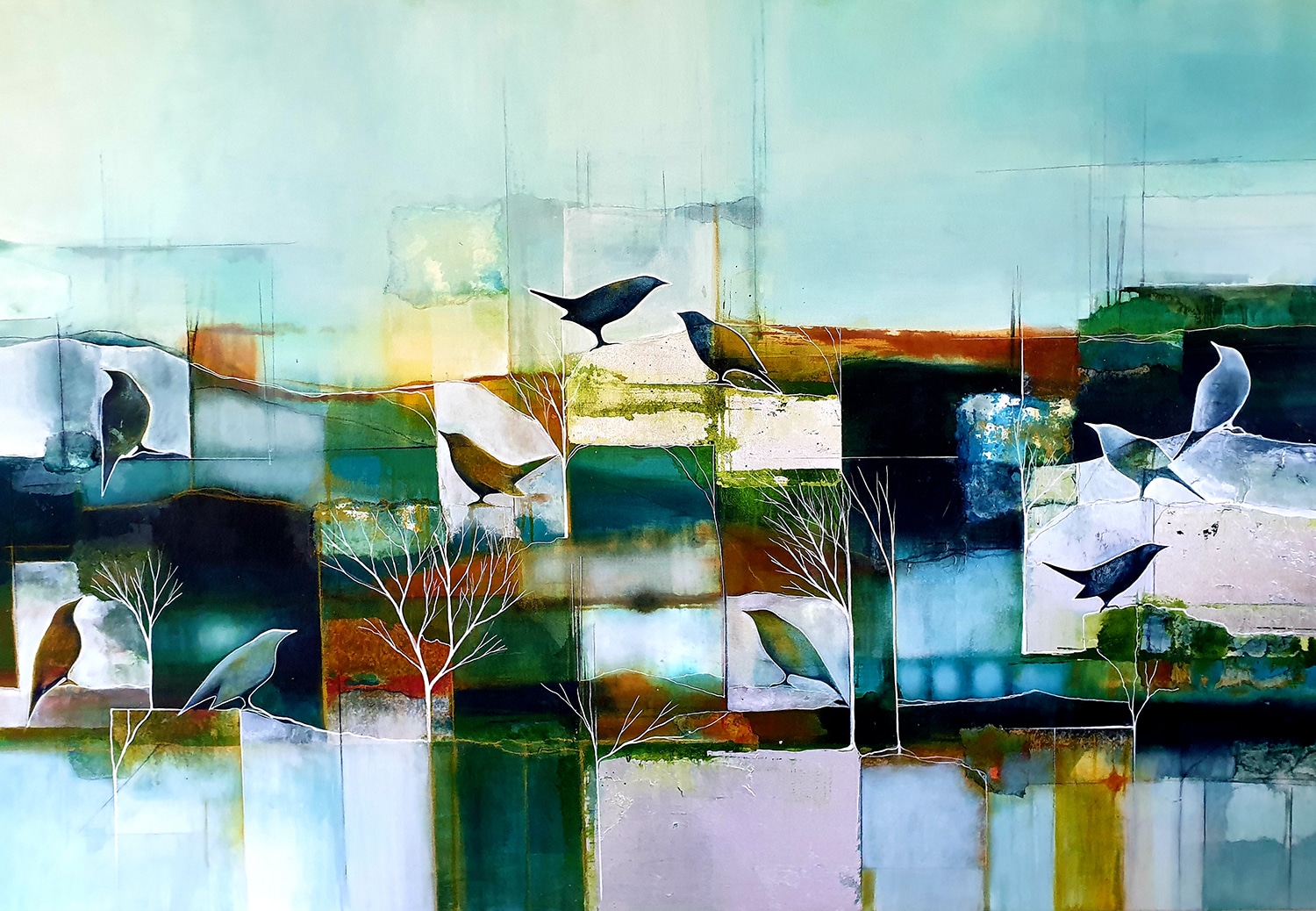 Landscape - Changing Seasons by Julie Whyman | Mobile Art