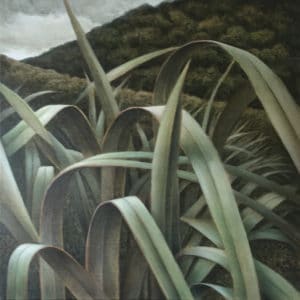 Landscape - Silver Flaxes by Sally Simons