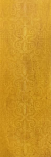 Abstract - Temple Panel in Gold by Sally Simons