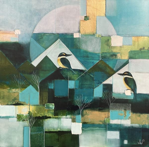 Abstract - At Home With the Moon by Julie Whyman