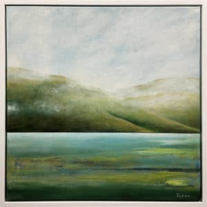 Landscape - A Still and Misty Morning by Adele Eagleson