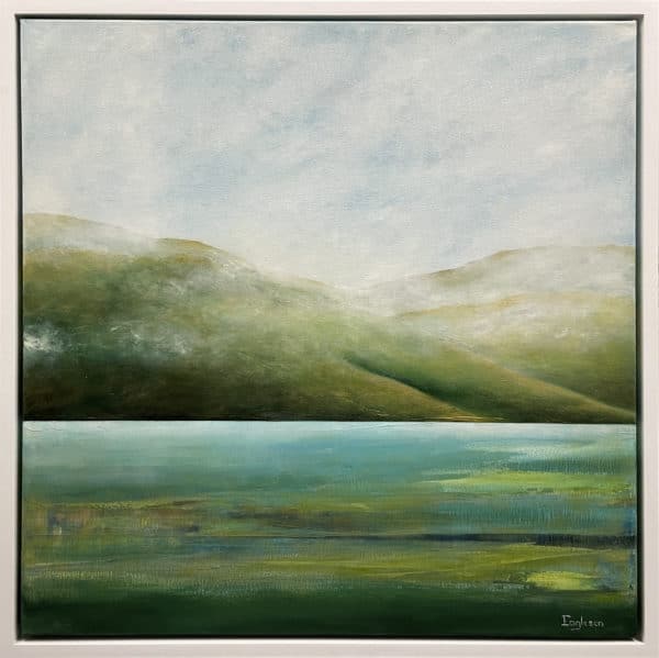 Landscape - A Still and Misty Morning by Adele Eagleson