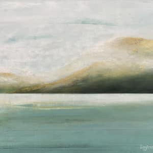 Landscape - Peeking Through the Clouds by Adele Eagleson