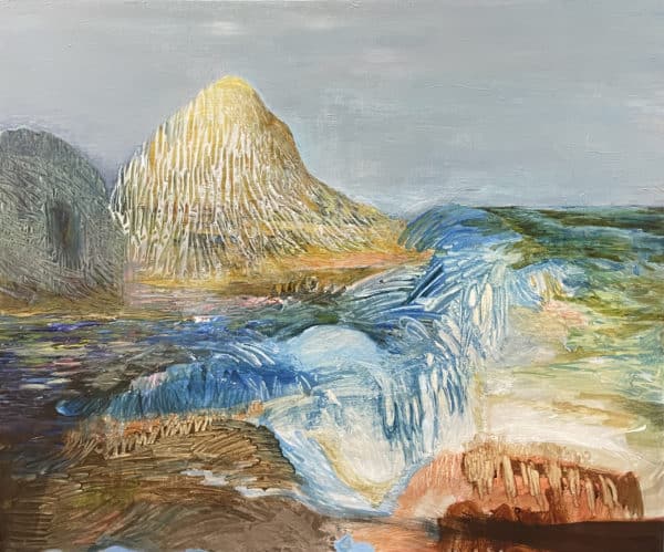 Contemporary landscape - Overcoming Mt Difficulty by Sarah Guppy