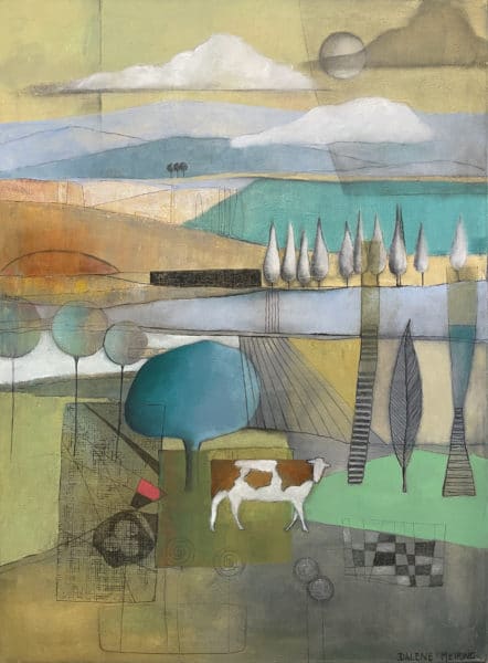Contemporary landscape - Working Farm by Dalene Meiring