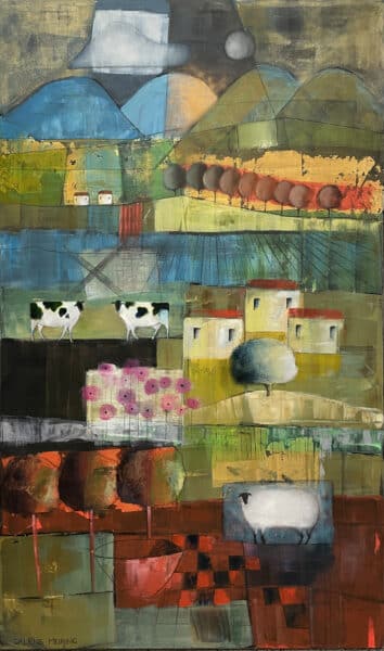 Contemporary landscape - In One Accord by Dalene Meiring
