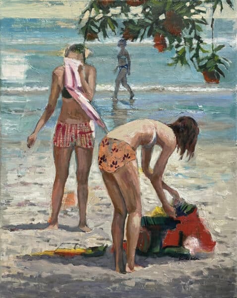 Beach scene - Home Time 1 (Beach Series) by Belinda Wilson