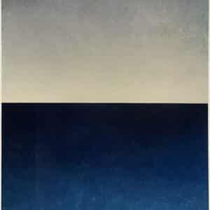 Contemporary Landscape - Electric Blue by Richard Adams