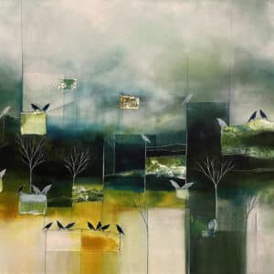 Contemporary landscape - Melodious by Julie Whyman
