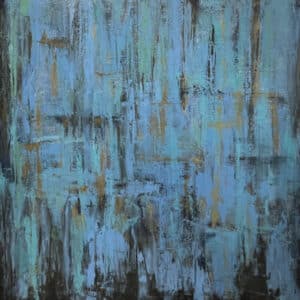 Abstract - Marine Blue by Hazel Hunt