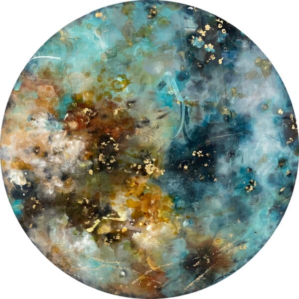 Abstract - Ocean Deep by Lyndy Wilson