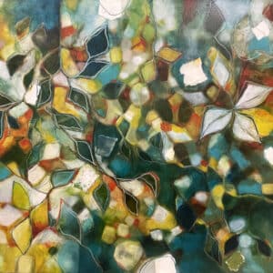 Abstract - On An Autumn Breeze by Julie Whyman