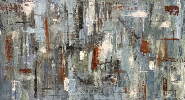 Abstract painting - Escape by Hazel Hunt