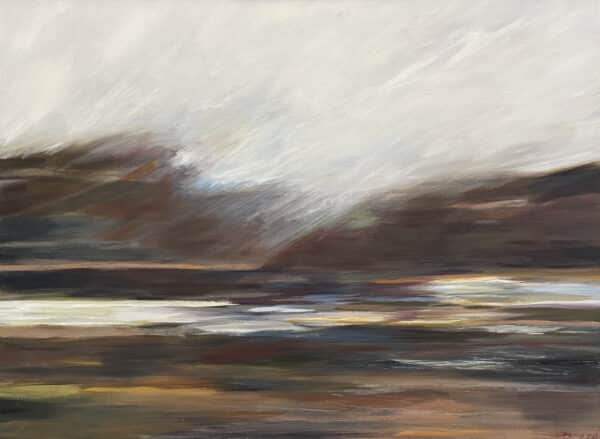 Landscape - Rain Over Lee Stream by Angela Burns