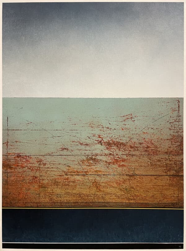 Contemporary landscape - Journey 1 by Richard Adams