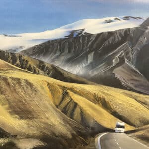 Landscape - Mt Cook, Aoraki Road ll by Jill Perrott